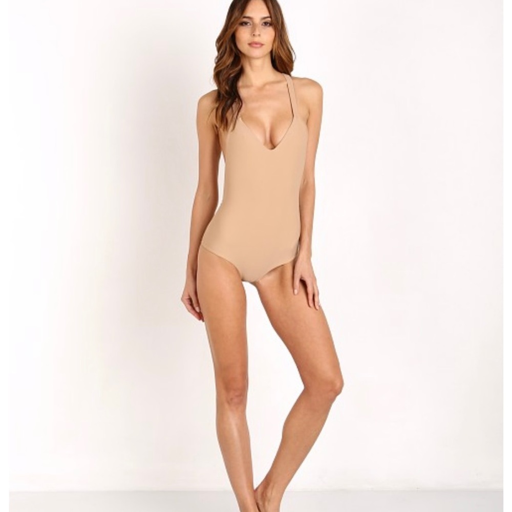 BETTINIS Nude Macramé Swimsuit S *NWOT